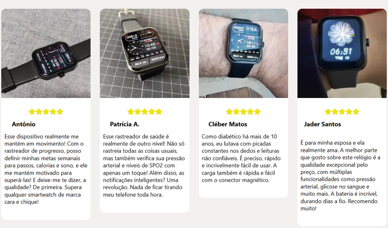 ZentrixWatch 8 Pro™ - Medidor de Glicose