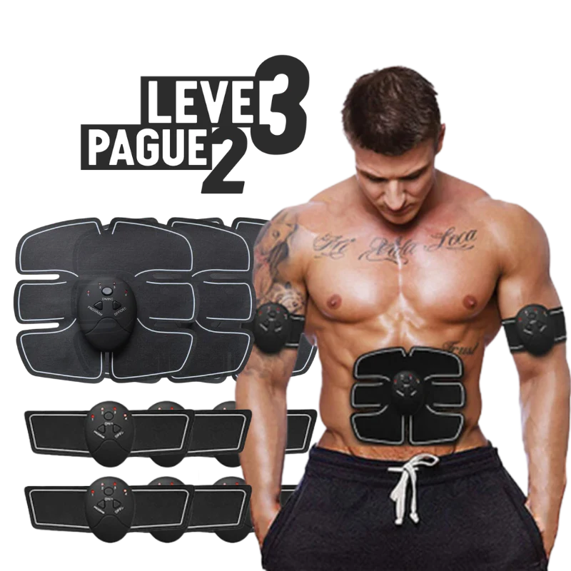 Muscle Machine PRO™ - Eletroestimulador e Tonificador Muscular Militar