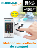 GlicoMax Original - Medidor de Açúcar a Laser
